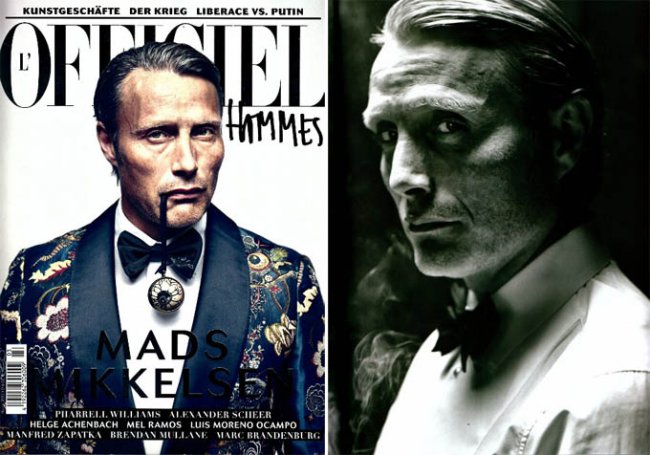 Мэдс Миккельсен в L'Officiel Hommes - Новости