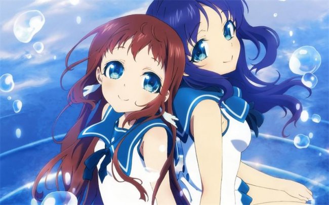 Безоблачное завтра / Nagi no Asukara - Трейлеры