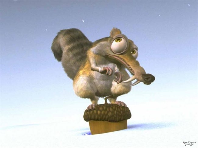 Скрат (англ. Scrat)-саблезубая белка - Трейлеры