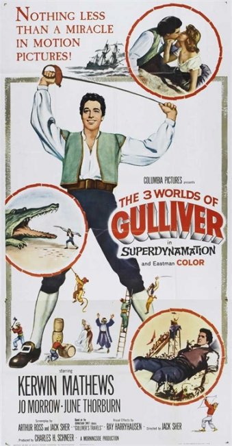 Лилипуты и великаны (The 3 Worlds of Gulliver) - Трейлеры