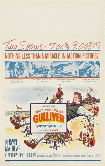 Лилипуты и великаны (The 3 Worlds of Gulliver) - Трейлеры