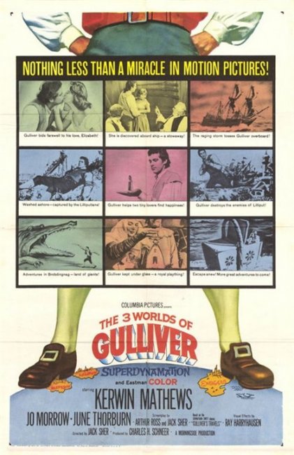 Лилипуты и великаны (The 3 Worlds of Gulliver) - Трейлеры