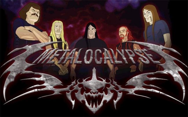 Metalocalypse — популярный мультфильм о вымышленной метал-группе Dethklok. - Трейлеры
