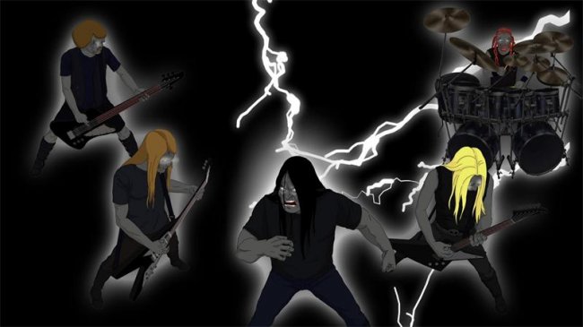 Metalocalypse — популярный мультфильм о вымышленной метал-группе Dethklok. - Трейлеры