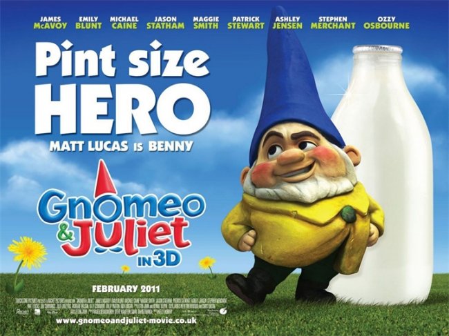 Мультфильм "Гномео и Джульетта" (Gnomeo & Juliet) - Трейлеры