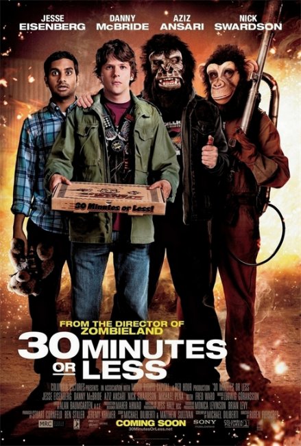Успеть за 30 минут (30 Minutes or Less) - Трейлеры