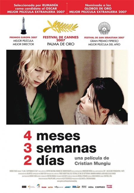 4 месяца, 3 недели и 2 дня. Лауреат премии «Золотая пальмовая ветвь» - Трейлеры
