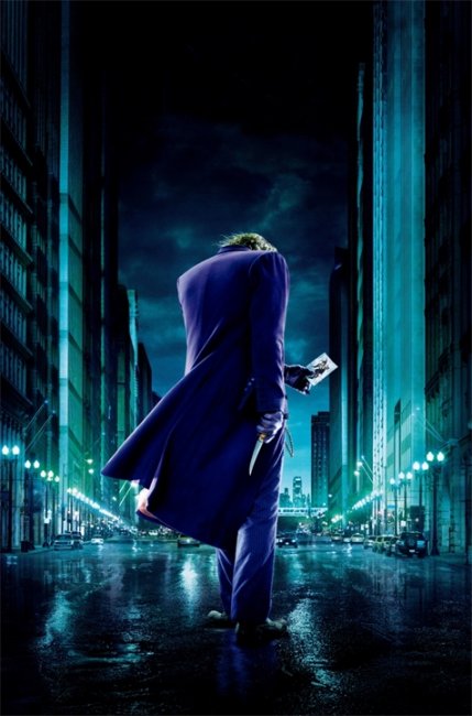 Постеры с Джокером ( Хит Леджер ) из фильма Dark Knight - Трейлеры