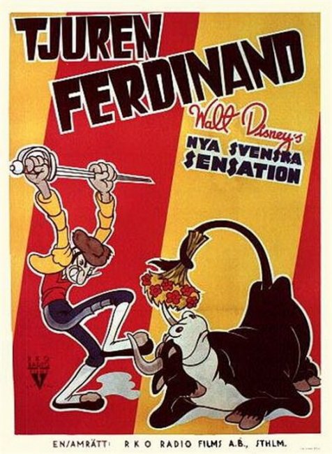 ОСКАР. 1939 Лучший корот. анимац. фильм. Бык Фердинанд (Ferdinand the Bull) - Трейлеры