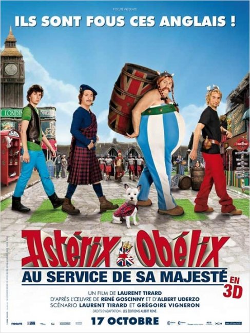 Фильм "Астерикс и Обеликс 4" в 3D. Мировая премьера 11 октября 2012 - Трейлеры