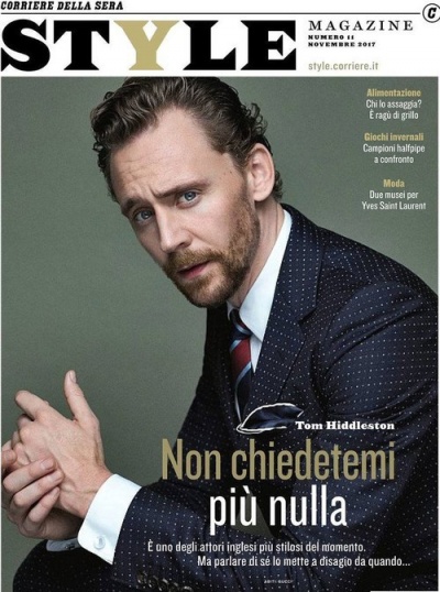 Том Хиддлстон в фотосессии для Style Magazine Том Хиддлстон в фотосессии для Style Magazine