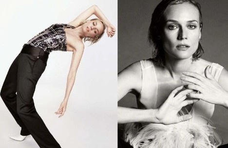 Дайан Крюгер украсила обложку декабрьского Vogue Germany