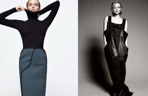 Дайан Крюгер украсила обложку декабрьского Vogue Germany