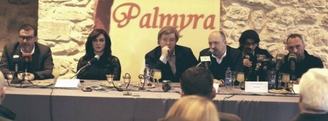 Андрей Сигле и Иван Болотников рассказали в Дамаске о фильме «Пальмира»