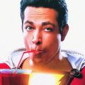 Закари Левай на первом кадре из кинокомикса DC «Шазам!»
