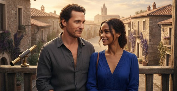 Мэттью Макконахи и Зои Салдана провернут аферу в новом фильме Netflix - Новости кино